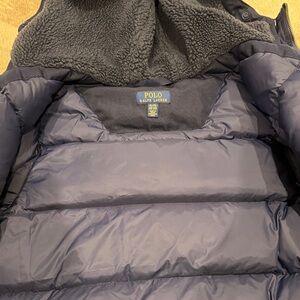Polo by Ralph Lauren Kids Navy Puffer Jacket Bog Kids Size 18-20